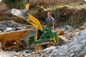SMS Wales limited access skid steer